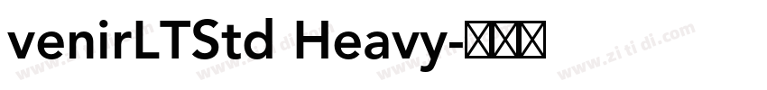 venirLTStd Heavy字体转换